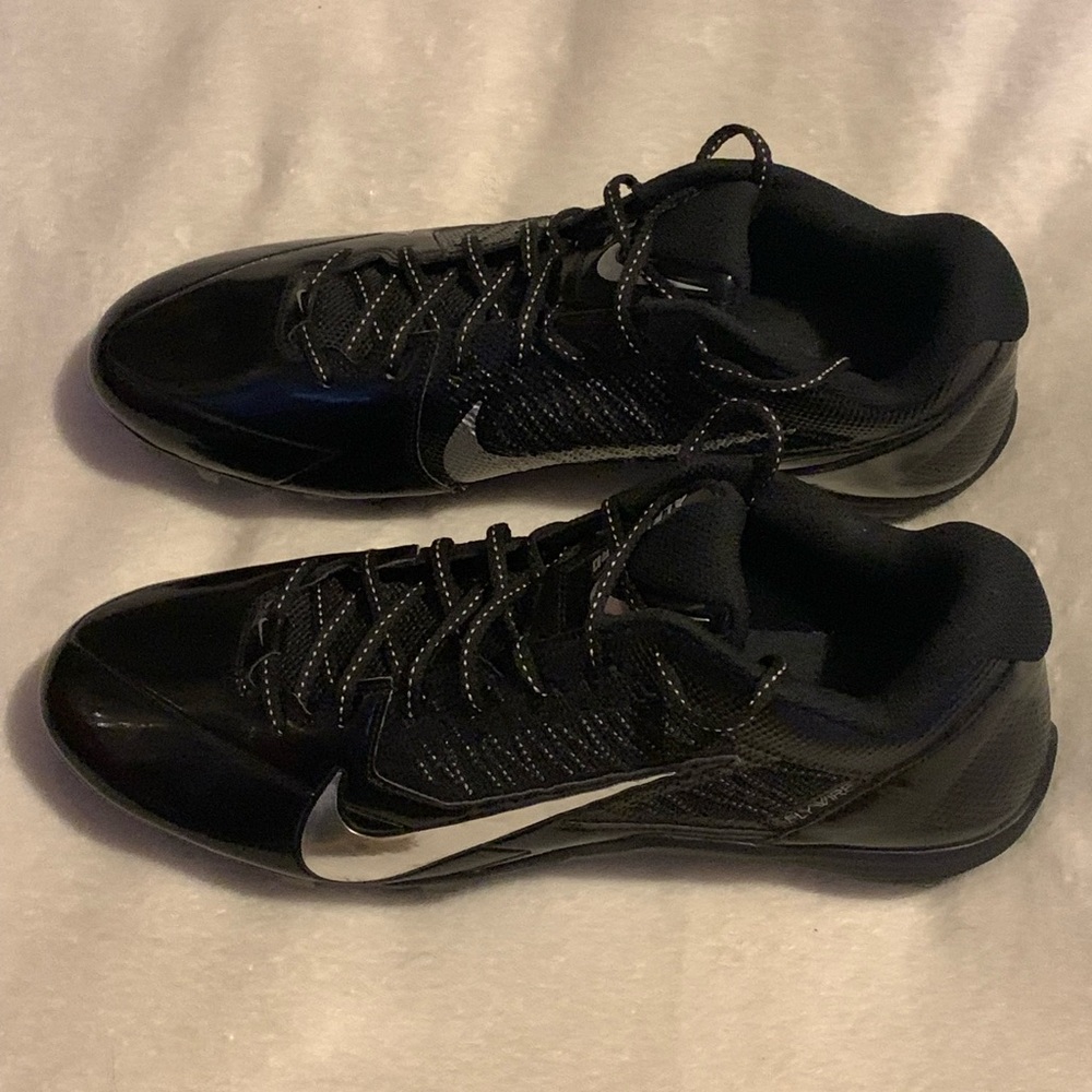 NIKE Alpha Pro Black Size 15 Cleats